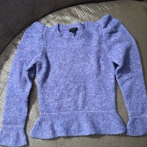 Donna Karan City Mist Puff Sleeve Sweater